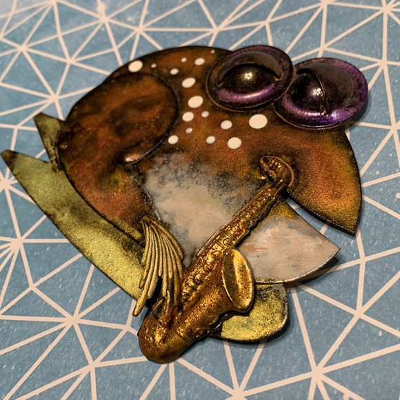 Metal art Frog tuba - Picture 8 of 8